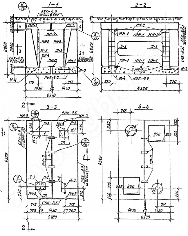 Тепловая камера 2,5 х 4,0 х 2,0