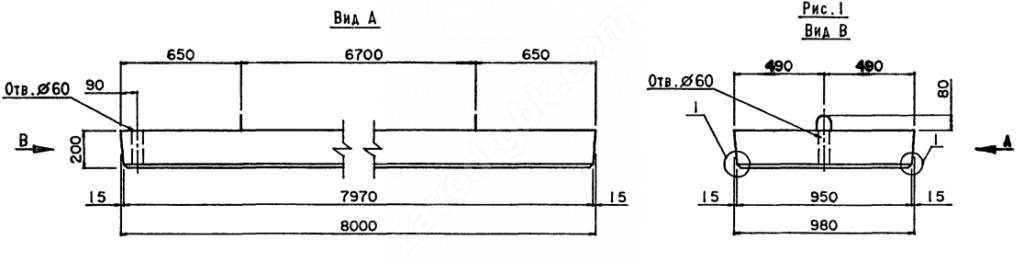 Плита переходная прямая П800.98.20-ТАII